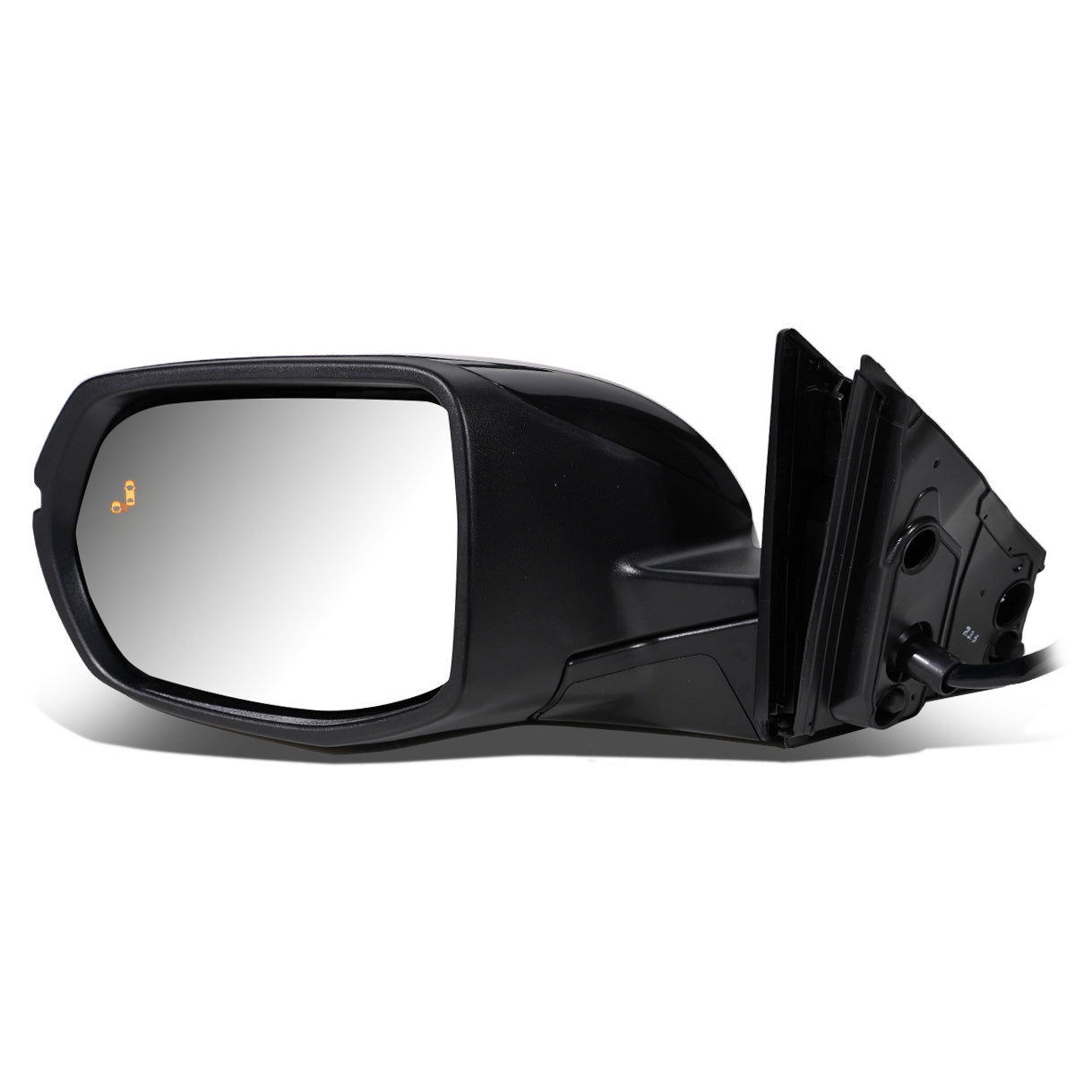 RETROVISOR MIRROR - OEM - 17-20 HONDA CR-V - POWERED - HEATED - W/ SIGNAL LIGHT - W/ BSD - FOLDING - BLACK MATERIAL - LEFT