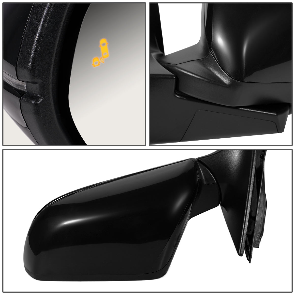 RETROVISOR MIRROR - OEM - 17-20 HONDA CR-V - POWERED - HEATED - W/ SIGNAL LIGHT - W/ BSD - FOLDING - BLACK MATERIAL - LEFT