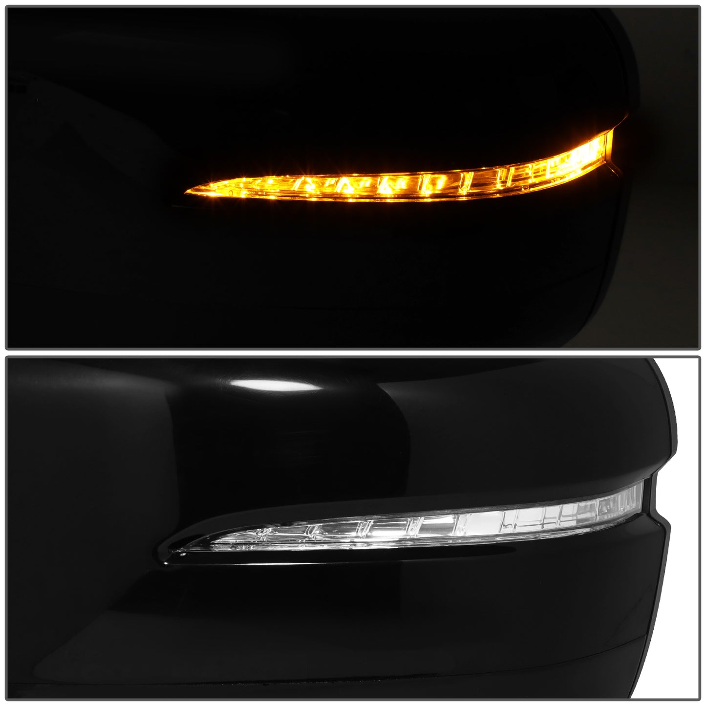 RETROVISOR MIRROR - OE STYLE - HONDA ODYSSEY 18-24 - WITH POWER FOLD WITH HEATED GLASS WITH SIGNAL WITH MEMORY - DRIVER SIDE - PAINT TO MATCH - BLACK