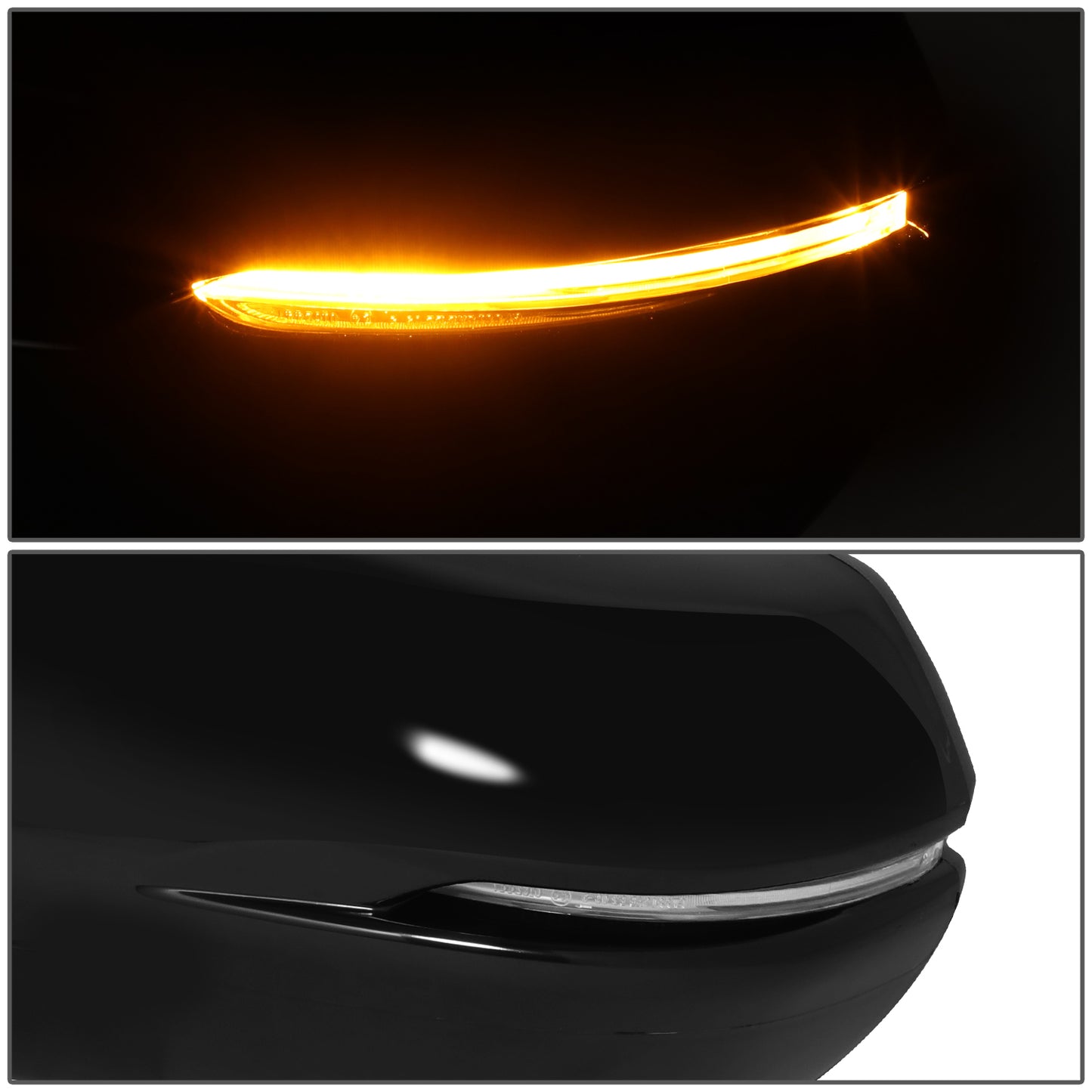 RETROVISOR MIRROR - OE STYLE - HONDA CR-V 17-22 - WITH POWER WITH HEATED WITH SIGNAL - DRIVER SIDE - PAINT TO MATCH - BLACK