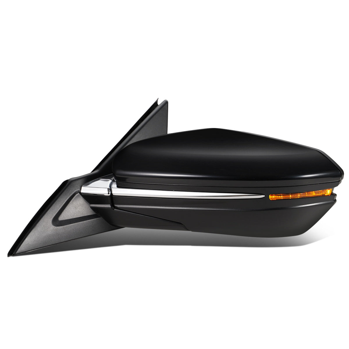 RETROVISOR MIRROR - OEM - 16-18 HONDA CIVIC 2-DR - POWERED - HEATED - W/ SIGNAL LIGHT - FOLDING - BLACK MATERIAL - LEFT