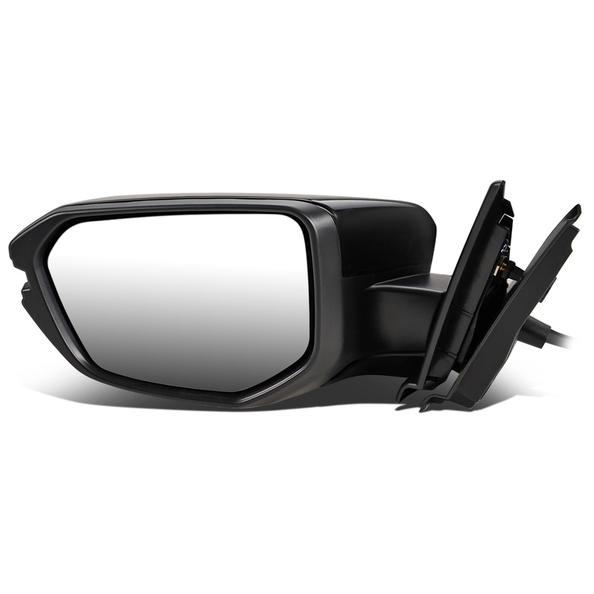 RETROVISOR MIRROR - OEM - 16-18 HONDA CIVIC 2-DR - POWERED - HEATED - W/ SIGNAL LIGHT - FOLDING - BLACK MATERIAL - LEFT