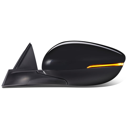 RETROVISOR MIRROR - OEM - 16-17 HONDA ACCORD 4-DR - POWERED - HEATED - W/ SIGNAL LIGHT - W/ BSD - FOLDING - BLACK MATERIAL - LEFT