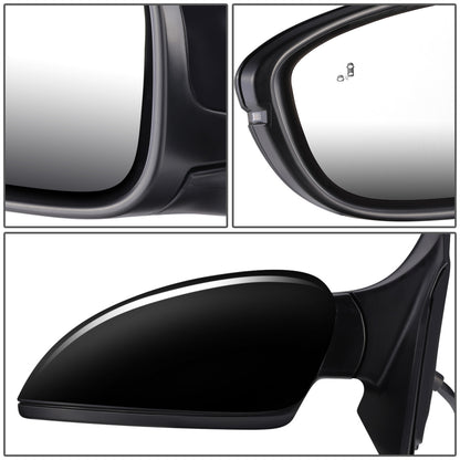 RETROVISOR MIRROR - OEM - 16-17 HONDA ACCORD 4-DR - POWERED - HEATED - W/ SIGNAL LIGHT - W/ BSD - FOLDING - BLACK MATERIAL - LEFT