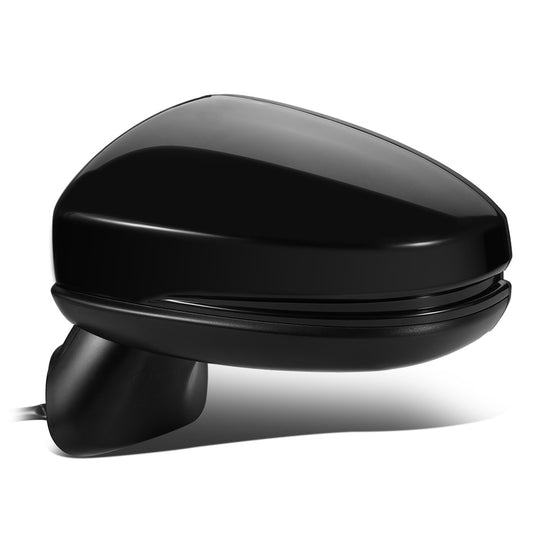 RETROVISOR MIRROR - OEM - 15-19 HONDA FIT - POWERED - BLACK MATERIAL - LEFT