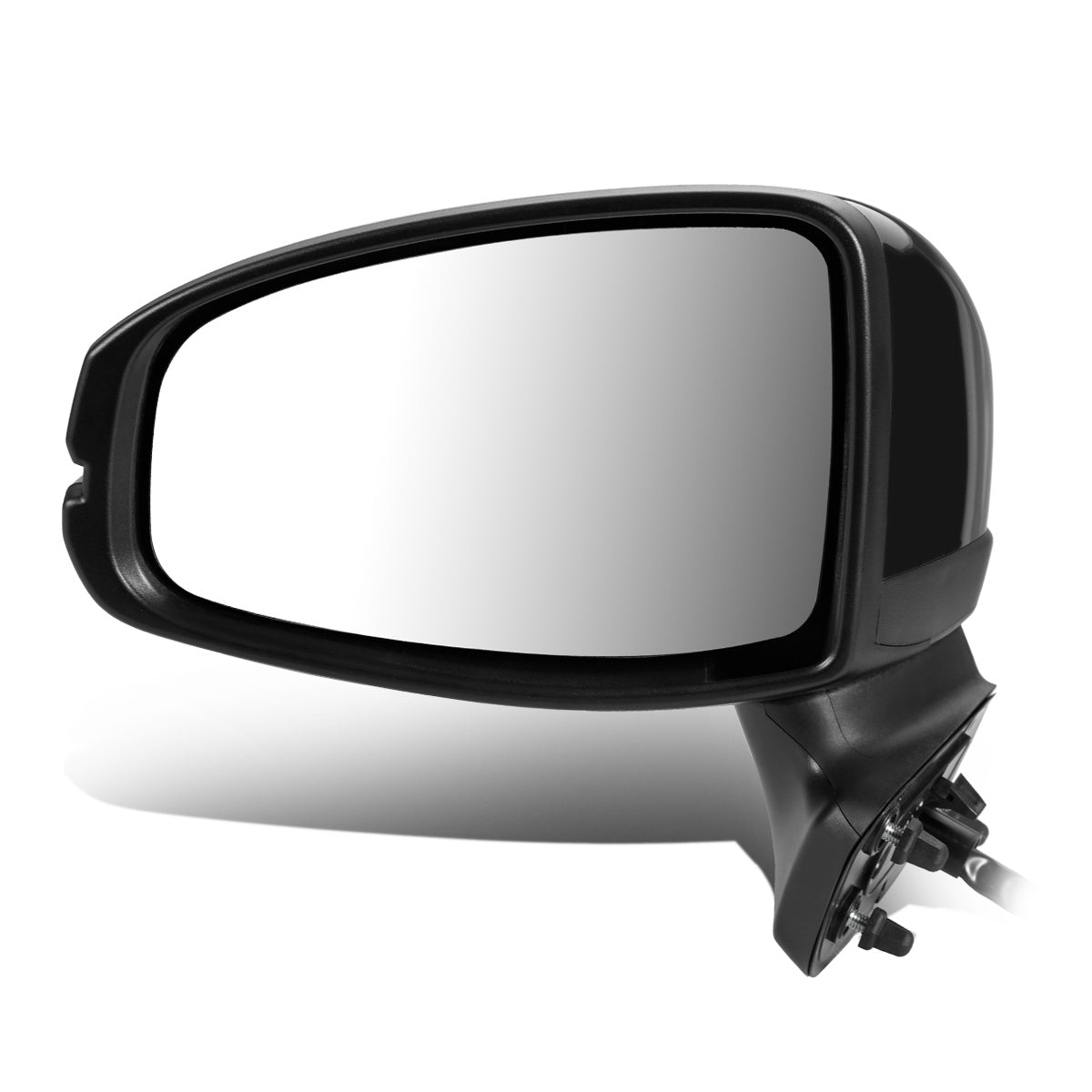 RETROVISOR MIRROR - OEM - 15-19 HONDA FIT - POWERED - BLACK MATERIAL - LEFT