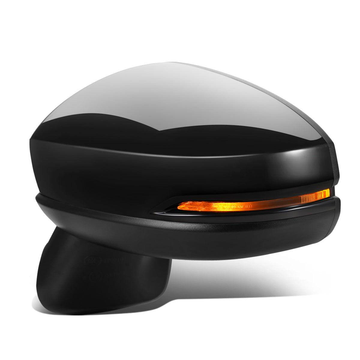 RETROVISOR MIRROR - OEM - 15-19 HONDA FIT - POWERED - HEATED - W/ SIGNAL LIGHT - BLACK MATERIAL - LEFT