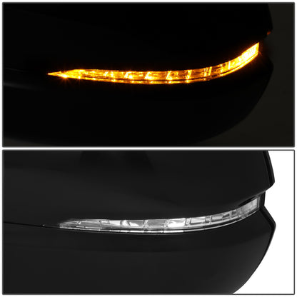 RETROVISOR MIRROR - OE STYLE - HONDA PILOT 19-22 - HONDA PASSPORT 19-24 - WITH POWER WITH HEATED WITH SIGNAL WITH MEMORY - DRIVER SIDE - PAINT TO MATCH - BLACK