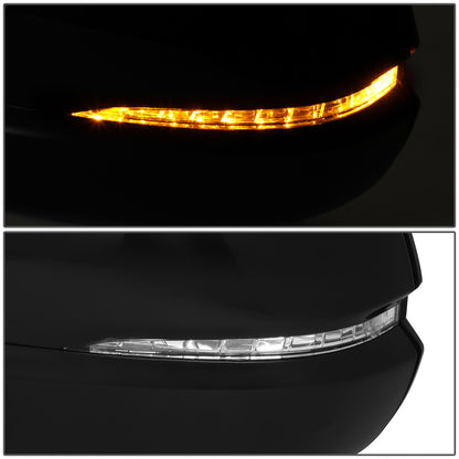 RETROVISOR MIRROR - OE STYLE - HONDA PILOT 19-22 - HONDA PASSPORT 19-24 - WITH POWER FOLD WITH HEATED WITH SIGNAL WITH MEMORY - DRIVER SIDE - PAINT TO MATCH - BLACK