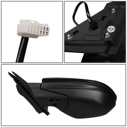 RETROVISOR MIRROR - OEM - 19+ HONDA INSIGHT - POWERED - HEATED - FOLDING - BLACK - LEFT