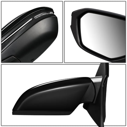 RETROVISOR MIRROR - OEM - 19+ HONDA INSIGHT - POWERED - HEATED - W/ SIGNAL LIGHT - FOLDING - BLACK - LEFT