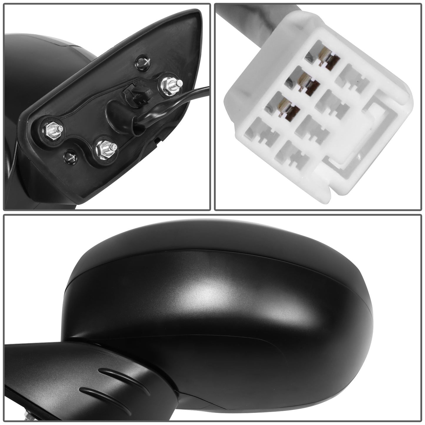 RETROVISOR MIRROR - OE STYLE - HONDA CIVIC 22-24 - WITH POWER - DRIVER SIDE - PAINT TO MATCH - BLACK