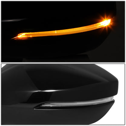 RETROVISOR MIRROR - OE STYLE - HONDA CIVIC 22-24 - WITH POWER WITH HEATED WITH SIGNAL WITH BLIND SPOT - DRIVER SIDE - PAINT TO MATCH - BLACK