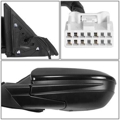 RETROVISOR MIRROR - OE STYLE - HONDA INSIGHT 21-22 - WITH POWER WITH HEATED GLASS - DRIVER SIDE - PAINT TO MATCH - BLACK