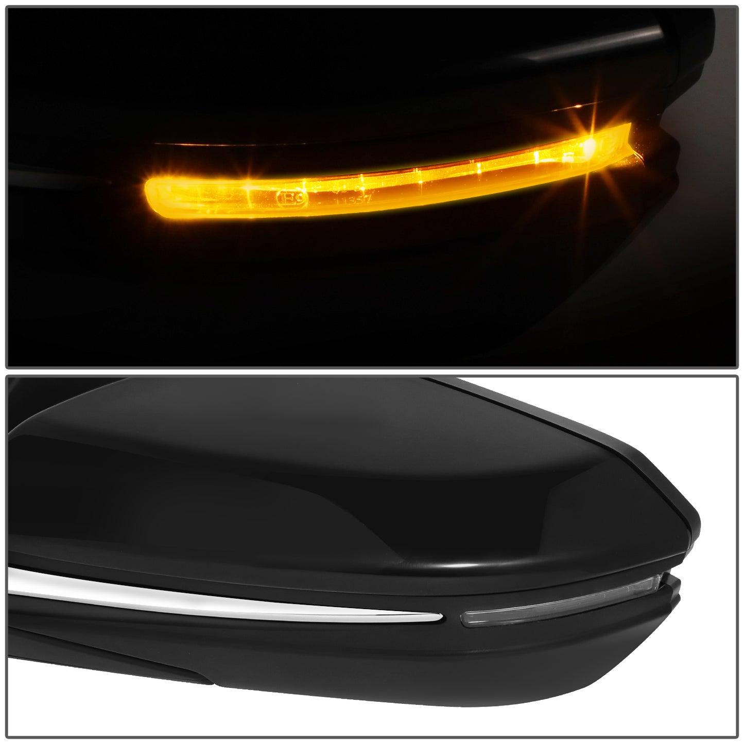 RETROVISOR MIRROR - OE STYLE - HONDA INSIGHT 21-22 - WITH POWER WITH HEATED WITH SIGNAL WITH BLIND SPOT - DRIVER SIDE - PAINT TO MATCH - BLACK