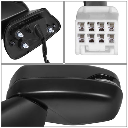 RETROVISOR MIRROR - OE STYLE - HONDA HR-V 23-24 - WITH POWER WITH HEATED WITH SIGNAL WITH BLIND SPOT - DRIVER SIDE - PAINT TO MATCH - BLACK