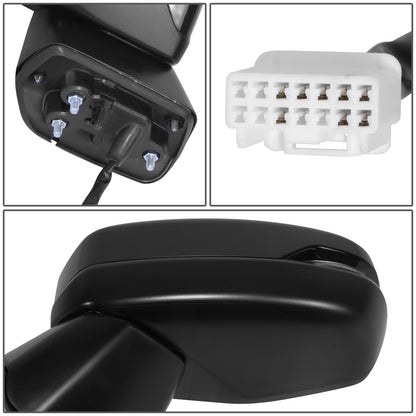 RETROVISOR MIRROR - OE STYLE - HONDA CR-V 23-24 - WITH POWER WITH HEATED WITH SIGNAL WITH BLIND SPOT - DRIVER SIDE - PAINT TO MATCH - BLACK