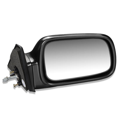 RETROVISOR MIRROR - OEM - 88-91 HONDA CIVIC 2-DR - MANUAL - W/ LEVER - FLEXIBLE - BLACK MATERIAL - RIGHT
