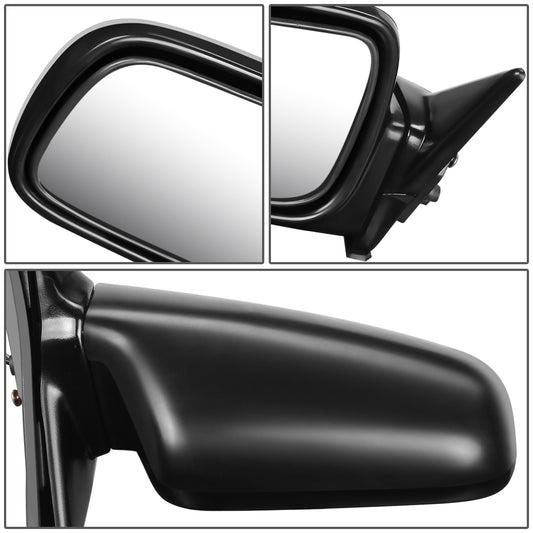 RETROVISOR MIRROR - OEM - 88-91 HONDA CIVIC 4-DR - POWERED - FLEXIBLE - BLACK MATERIAL - RIGHT