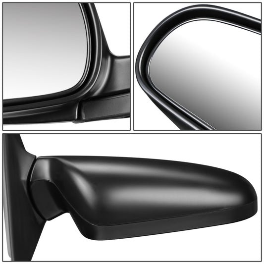 RETROVISOR MIRROR - OEM - 90-93 HONDA ACCORD 4-DR - FOLDING - TEXTURED - BLACK - RIGHT