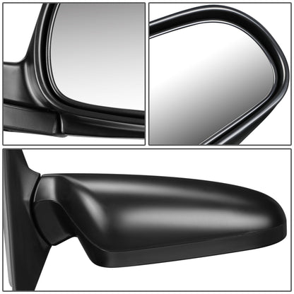 RETROVISOR MIRROR - OEM - 90-93 HONDA ACCORD 4-DR - POWERED - FOLDING - TEXTURED - BLACK - RIGHT