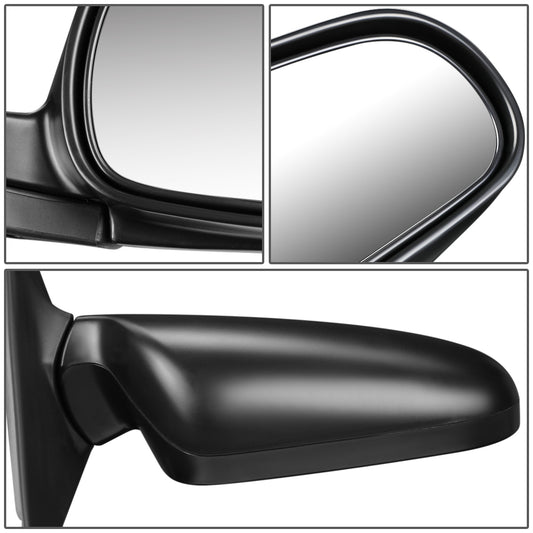 RETROVISOR MIRROR - OEM - 90-93 HONDA ACCORD 4-DR - POWERED - FOLDING - TEXTURED - BLACK - RIGHT