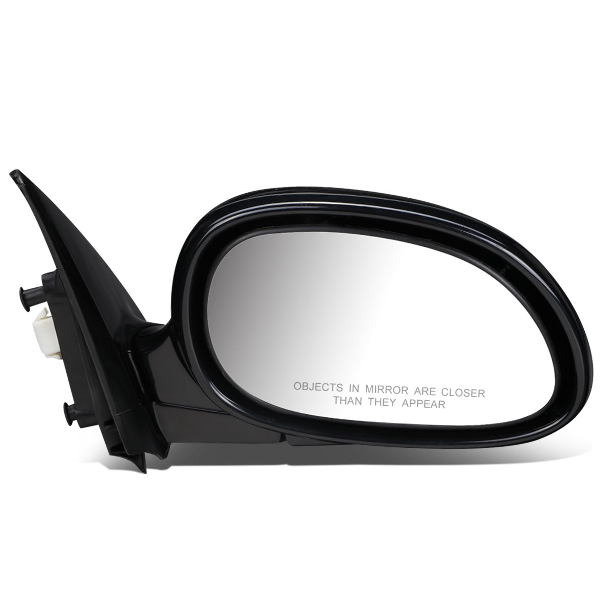 RETROVISOR MIRROR - OEM - 92-95 HONDA CIVIC 2/3-DR - POWERED - FOLDING - BLACK MATERIAL - RIGHT