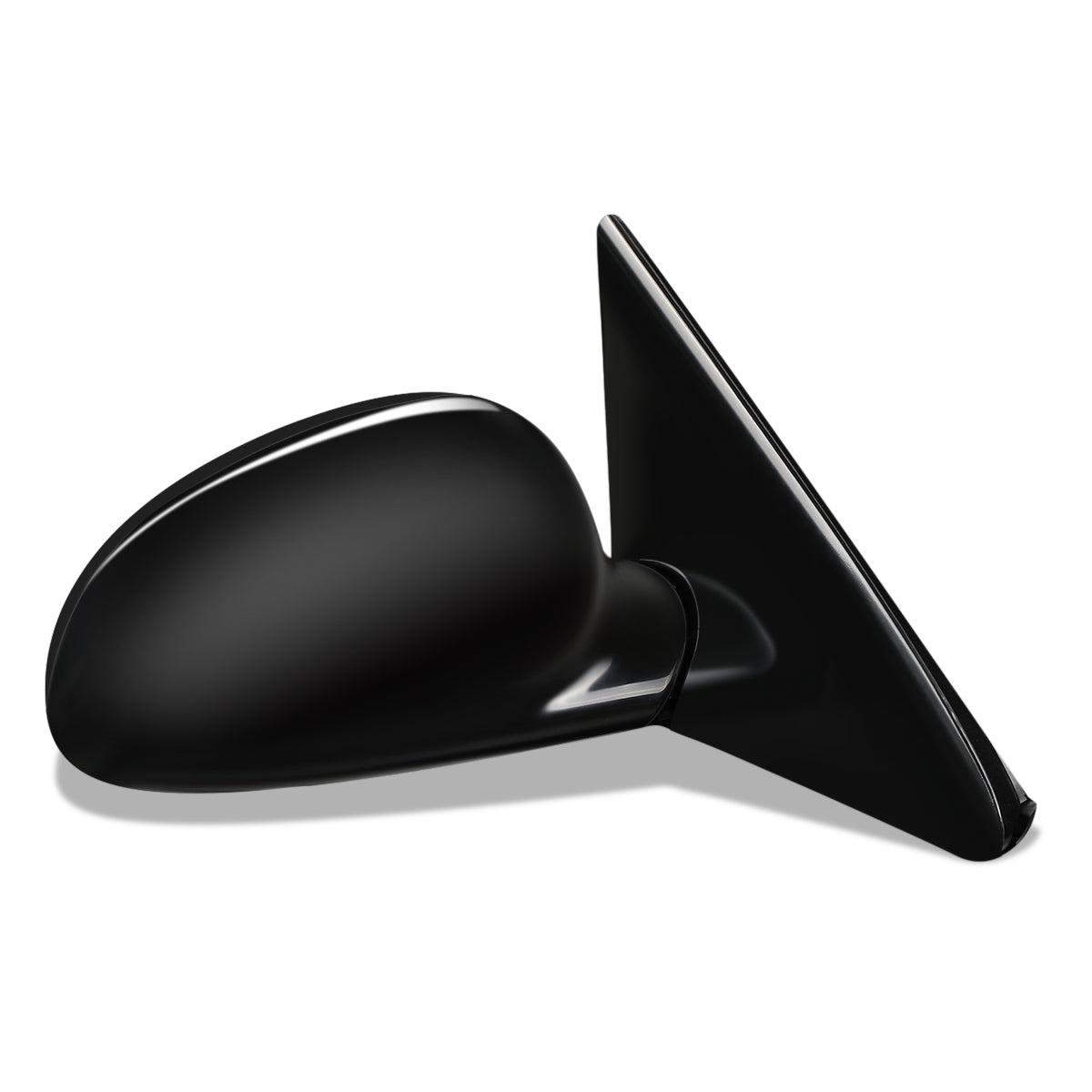 RETROVISOR MIRROR - OEM - 92-95 HONDA CIVIC 2/3-DR - MANUAL - W/ LEVER - FOLDING - BLACK MATERIAL - RIGHT