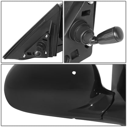 RETROVISOR MIRROR - OE STYLE - HONDA CIVIC 92-95 - PASSENGER SIDE - PAINT TO MATCH - BLACK