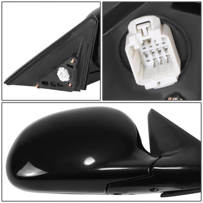 RETROVISOR MIRROR - OE STYLE - HONDA CIVIC 92-95 - WITH POWER - PASSENGER SIDE - PAINT TO MATCH - BLACK