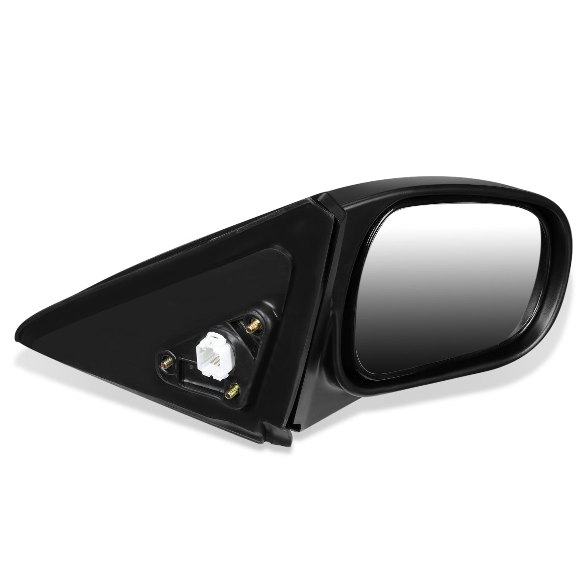 RETROVISOR MIRROR - OEM - 96-00 HONDA CIVIC 2-DOOR - POWERED - PAINTABLE - BLACK - RIGHT