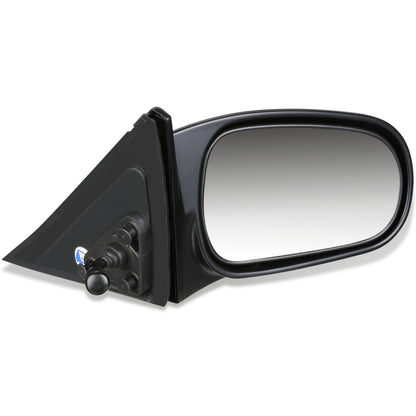 RETROVISOR MIRROR - OEM - 96-00 HONDA CIVIC 4-DOOR - MANUAL - PAINTABLE - BLACK - RIGHT