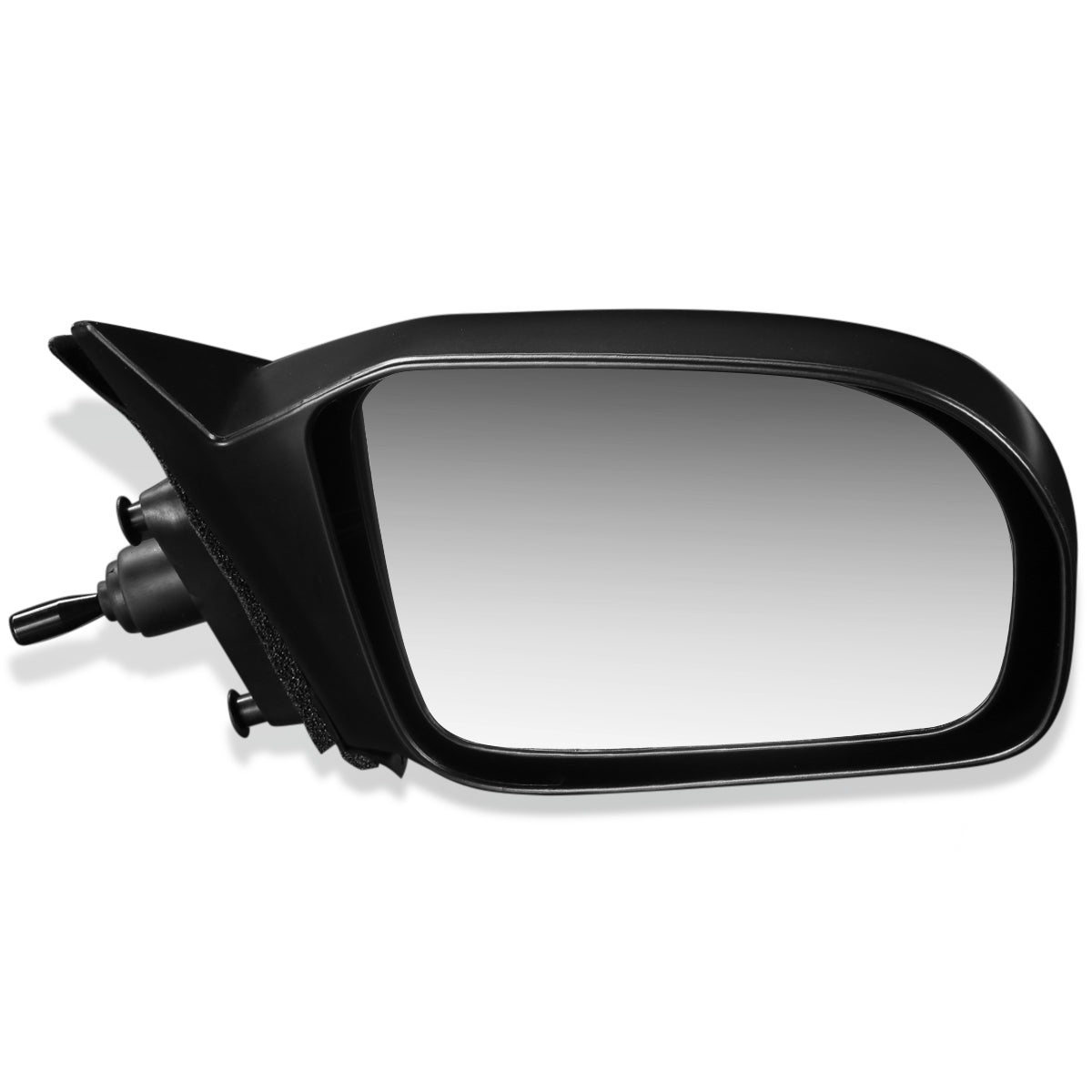 RETROVISOR MIRROR - OEM - 01-05 HONDA CIVIC 2-DOOR - MANUAL - PAINTABLE - BLACK - RIGHT