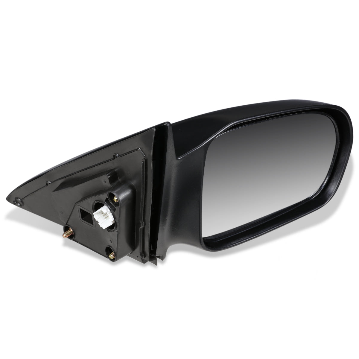 RETROVISOR MIRROR - OEM - 01-05 HONDA CIVIC 2-DOOR HX LX - POWERED - PAINTABLE - BLACK - RIGHT
