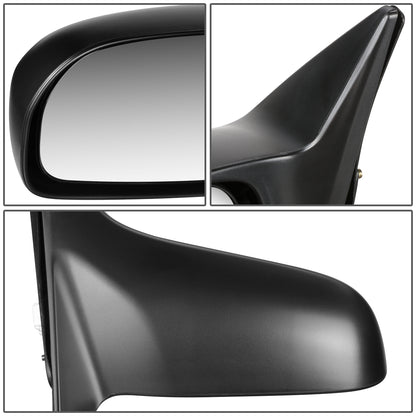 RETROVISOR MIRROR - OEM - 01-05 HONDA CIVIC 2-DOOR HX LX - POWERED - PAINTABLE - BLACK - RIGHT