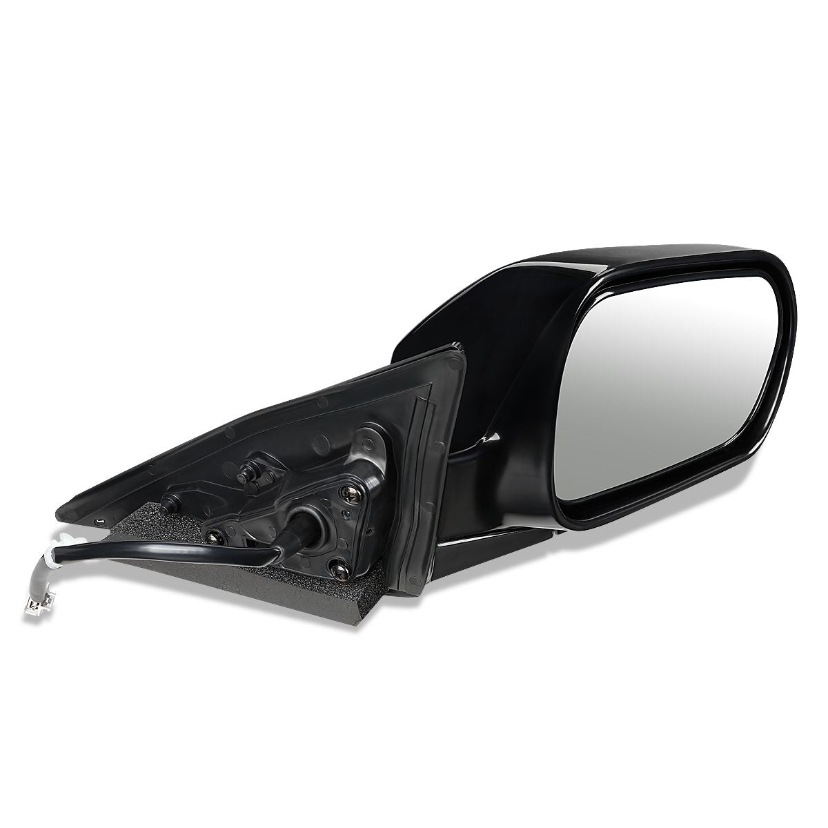 RETROVISOR MIRROR - OEM - 98-02 HONDA ACCORD 2-DOOR - POWERED - TEXTURED - BLACK - RIGHT