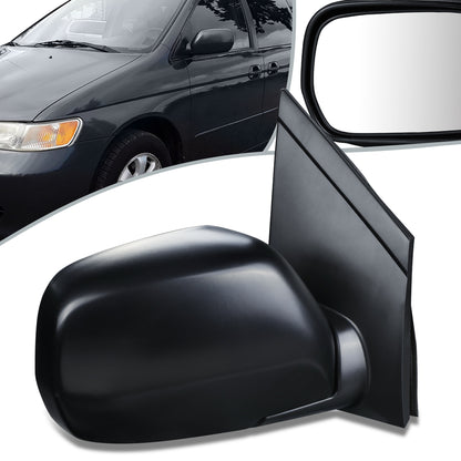 RETROVISOR MIRROR - OEM - 99-04 HONDA ODYSSEY - POWERED - FOLDING - BLACK MATERIAL - RIGHT