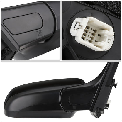 RETROVISOR MIRROR - OEM - 03-07 HONDA ACCORD 4-DR - POWERED - FOLDING - BLACK MATERIAL - RIGHT