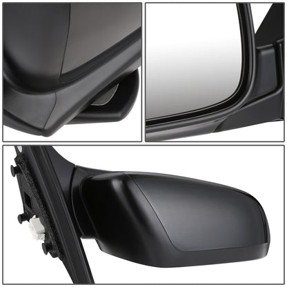 RETROVISOR MIRROR - OEM - 03-07 HONDA ACCORD 4-DR - POWERED - FOLDING - BLACK MATERIAL - RIGHT