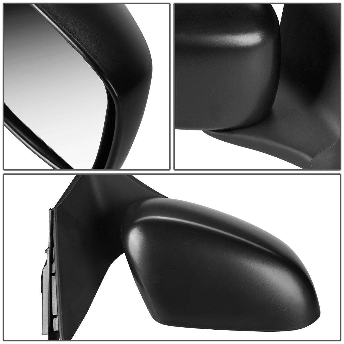 RETROVISOR MIRROR - OEM - 05-10 HONDA ODYSSEY - POWERED - TEXTURED - BLACK - RIGHT