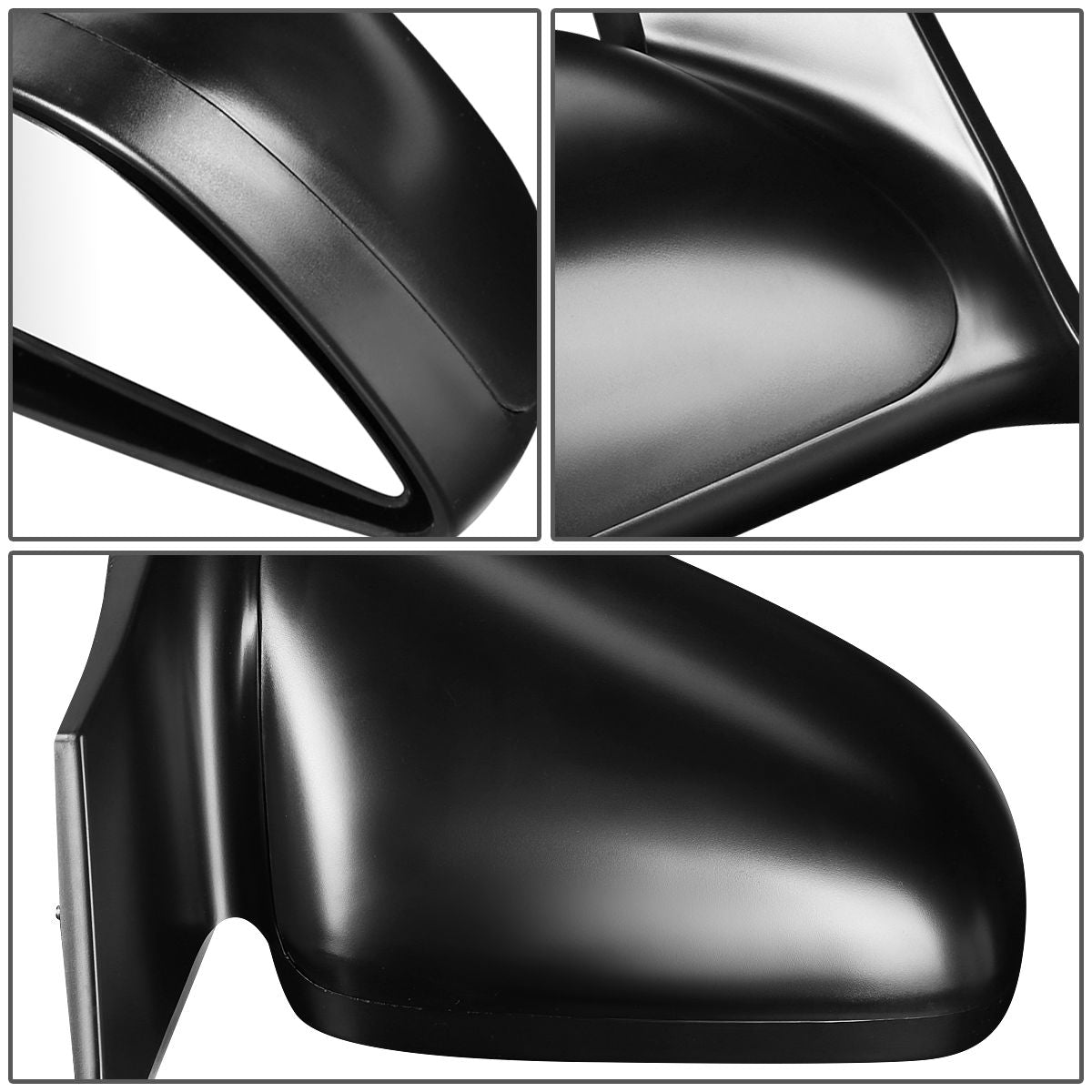 RETROVISOR MIRROR - OEM - 06-11 HONDA CIVIC 2-DOOR - POWERED - PAINTABLE - BLACK - RIGHT