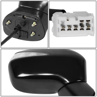 RETROVISOR MIRROR - OE STYLE - HONDA CIVIC 09-10 - WITH POWER WITH HEATED WITH SIGNAL - PASSENGER SIDE - PAINT TO MATCH - BLACK