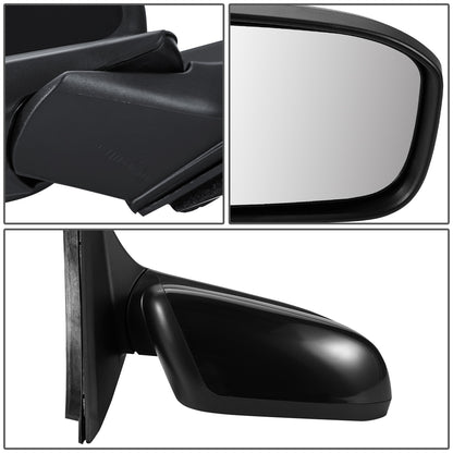RETROVISOR MIRROR - OEM - 03-07 HONDA ACCORD 4-DR - POWERED - HEATED - FOLDING - BLACK MATERIAL - RIGHT