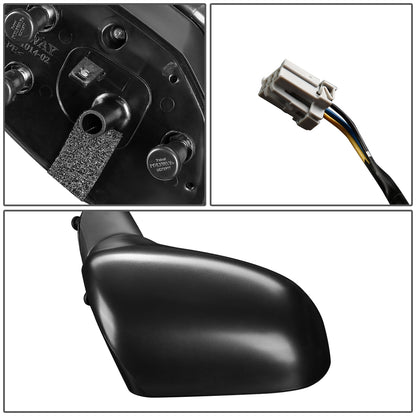 RETROVISOR MIRROR - OEM - 06-11 HONDA CIVIC 4-DOOR - MANUAL - TEXTURED - BLACK - RIGHT