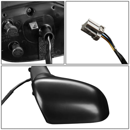 RETROVISOR MIRROR - OEM - 06-11 HONDA CIVIC 4-DOOR - POWERED - TEXTURED - BLACK - RIGHT