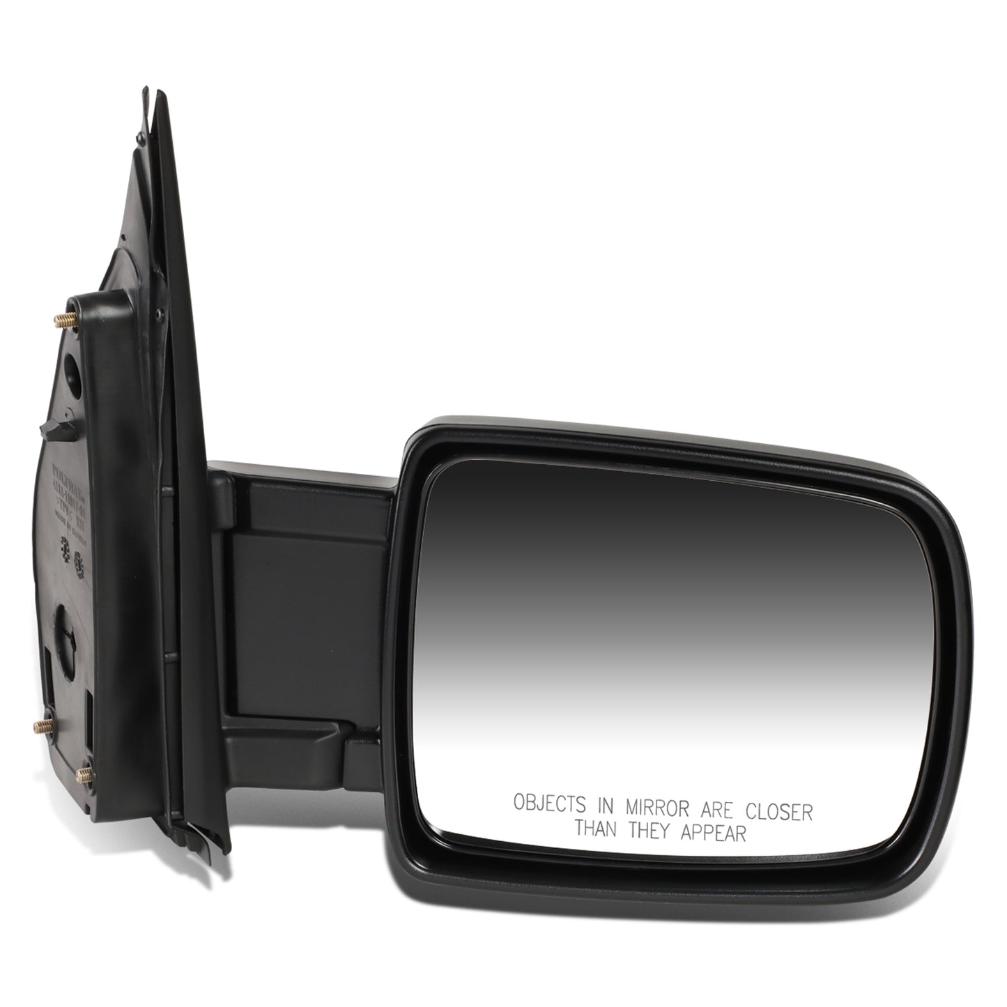 RETROVISOR MIRROR - OEM - 03-04 HONDA ELEMENT DX LX - MANUAL - PAINTABLE - BLACK - RIGHT