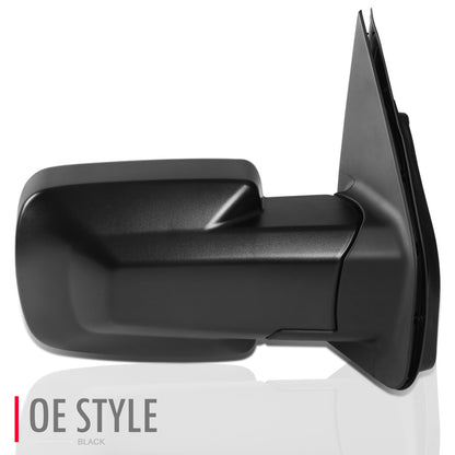 RETROVISOR MIRROR - OEM - 03-04 HONDA ELEMENT DX LX - MANUAL - PAINTABLE - BLACK - RIGHT