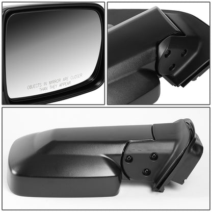 RETROVISOR MIRROR - OEM - 03-04 HONDA ELEMENT DX LX - MANUAL - PAINTABLE - BLACK - RIGHT