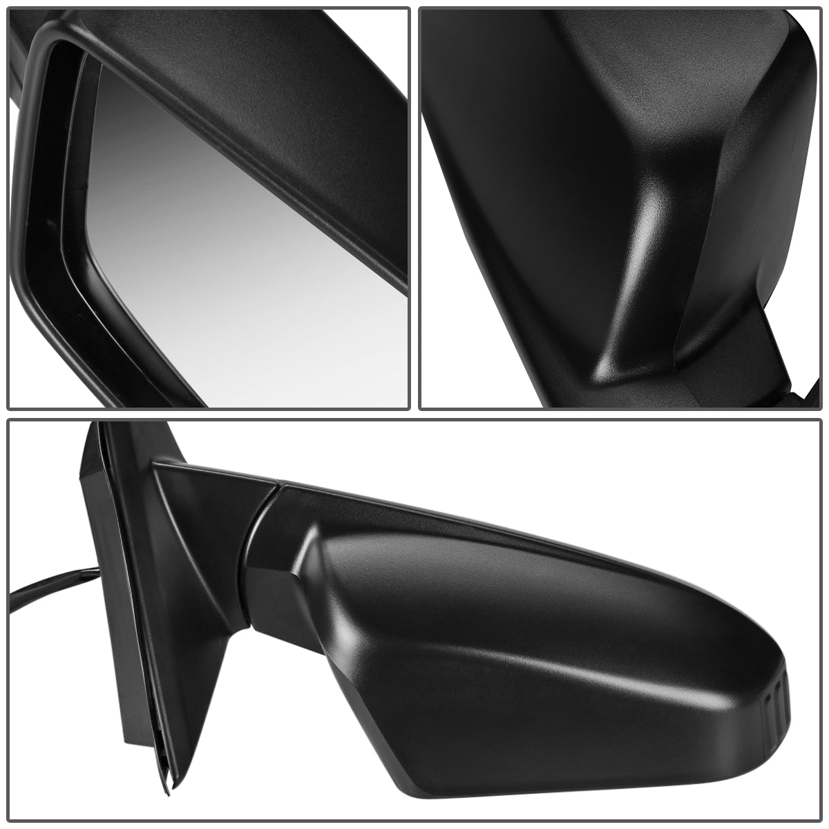 RETROVISOR MIRROR - OEM - 07-11 HONDA CR-V - POWERED - TEXTURED - BLACK - RIGHT