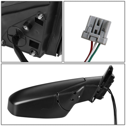 RETROVISOR MIRROR - OEM - 07-11 HONDA CR-V - POWERED - TEXTURED - BLACK - RIGHT